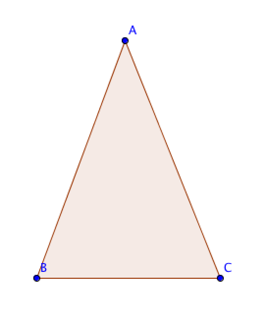 Axe de symétrie d'un triangle isocèle